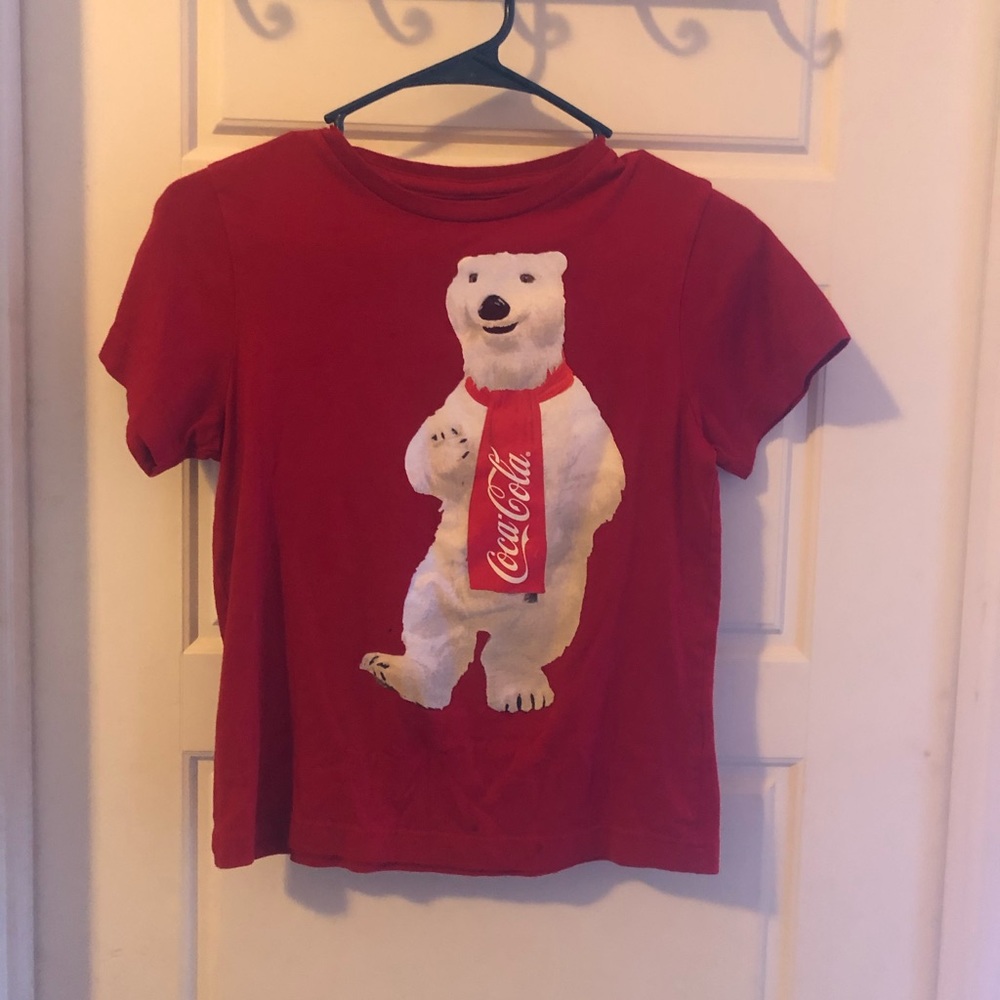 Red Coca-Cola Polar Bear Shirt